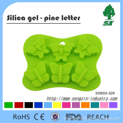 FDA&LFGB Silicone Molds Butterfly Shape Silicone Cake Mold Ice Mold